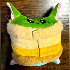 Star Wars Baby Yoda Plush Toy Flip Reversal Mandalorin Stuffes Star Wars